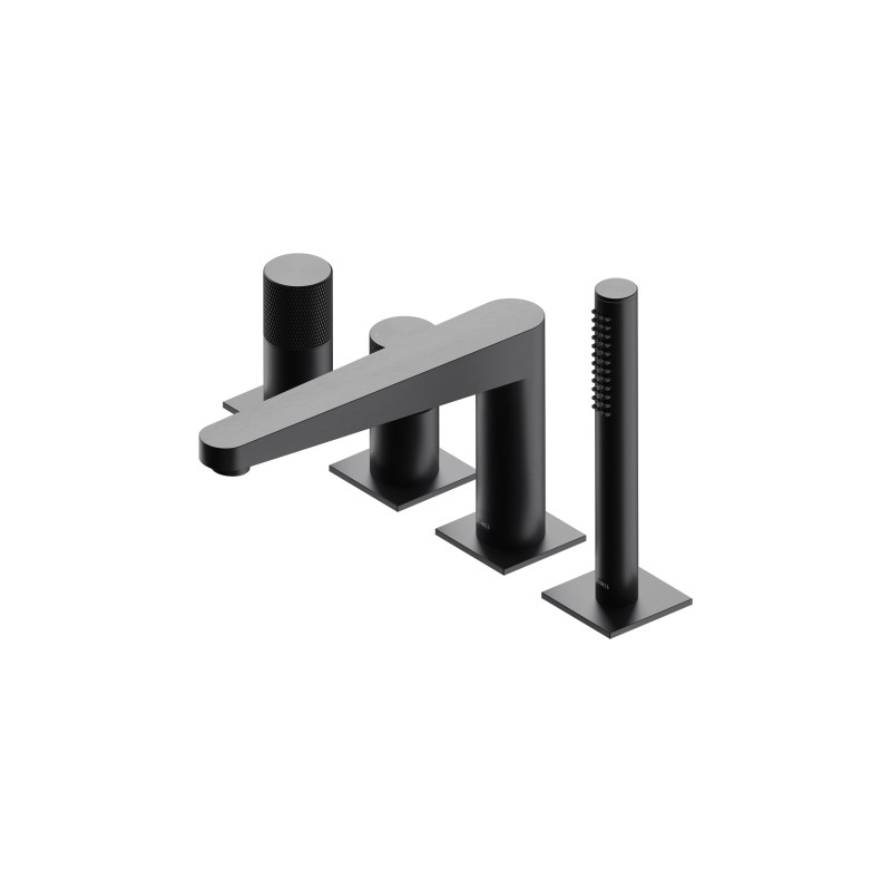Bateria wannowa 4-otworowa, antracyt szczotkowany CONTOUR OMNIRES CT8032AT