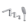 Bateria wannowa 4-otworowa, chrom połysk SACRAMENTO OMNIRES SC2332XCR