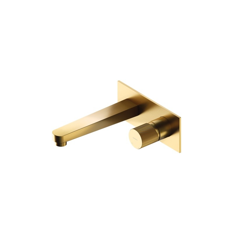 Bateria umywalkowa podtynkowa, złoty szczotkowany CONTOUR OMNIRES CT8015GLB