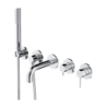 Bateria wannowa 5-otworowa podtynkowa, chrom połysk Y OMNIRES Y1237-1SCR