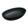 Umywalka nablatowa, 60 x 35 cm, black lava mat SHELL M+ OMNIRES SHELLUNBLV