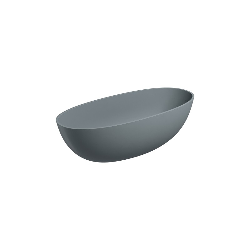 Wanna wolnostojąca, 175 x 78 cm, ash grey mat SHELL M+ OMNIRES SHELL175WWAG