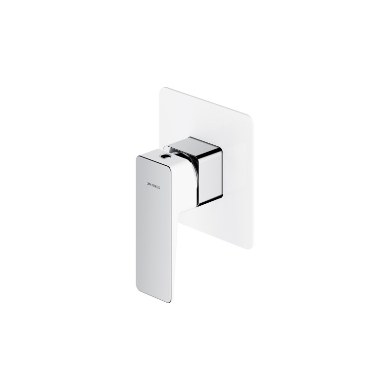 Bateria prysznicowa podtynkowa, chrom/biały połysk PARMA OMNIRES PM7445CRB