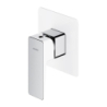 Bateria prysznicowa podtynkowa, chrom/biały połysk PARMA OMNIRES PM7445CRB