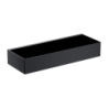 Koszyk prysznicowy, 30 x 5 x 11 cm, czarny mat UNI OMNIRES UN10335BL