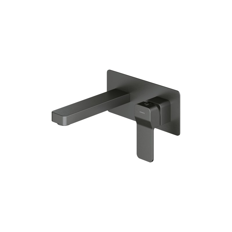 Bateria umywalkowa podtynkowa, grafit szczotkowany SLIDE OMNIRES SL7715GR
