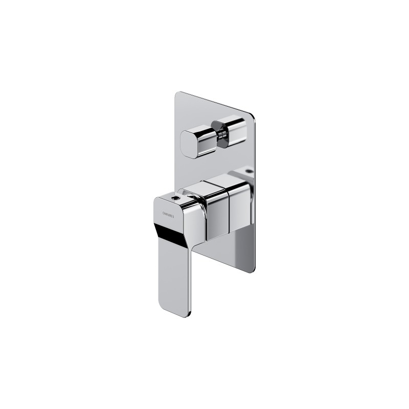 Bateria prysznicowo-wannowa podtynkowa, chrom połysk SLIDE OMNIRES SL7735CR