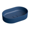 Umywalka nablatowa, 55 x 36 cm, midnight blue mat OVO M+ OMNIRES OVOUNMB