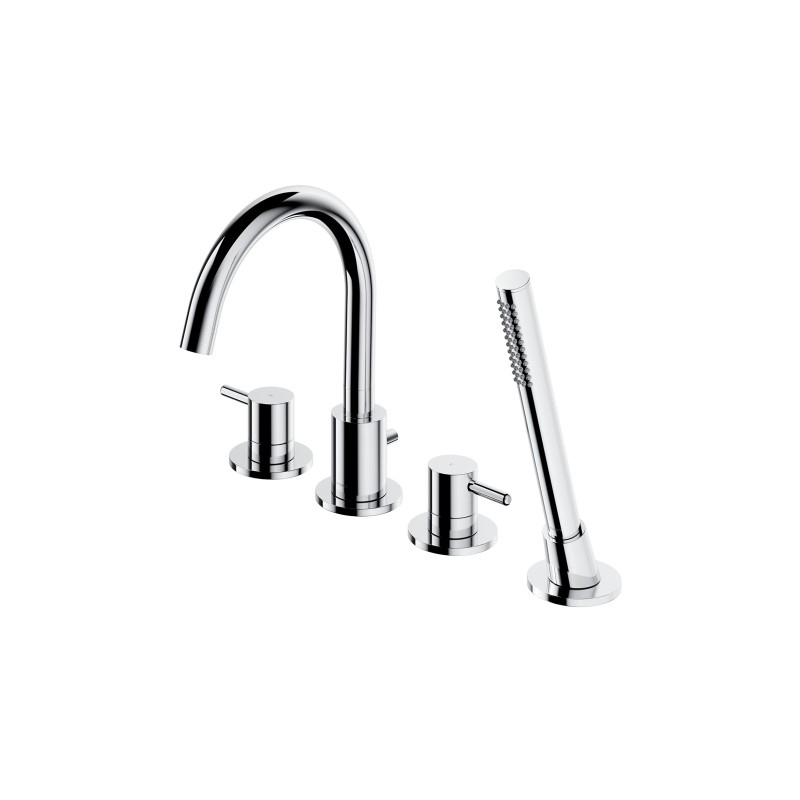 Bateria wannowa 4-otworowa, chrom połysk Y OMNIRES Y1232CR
