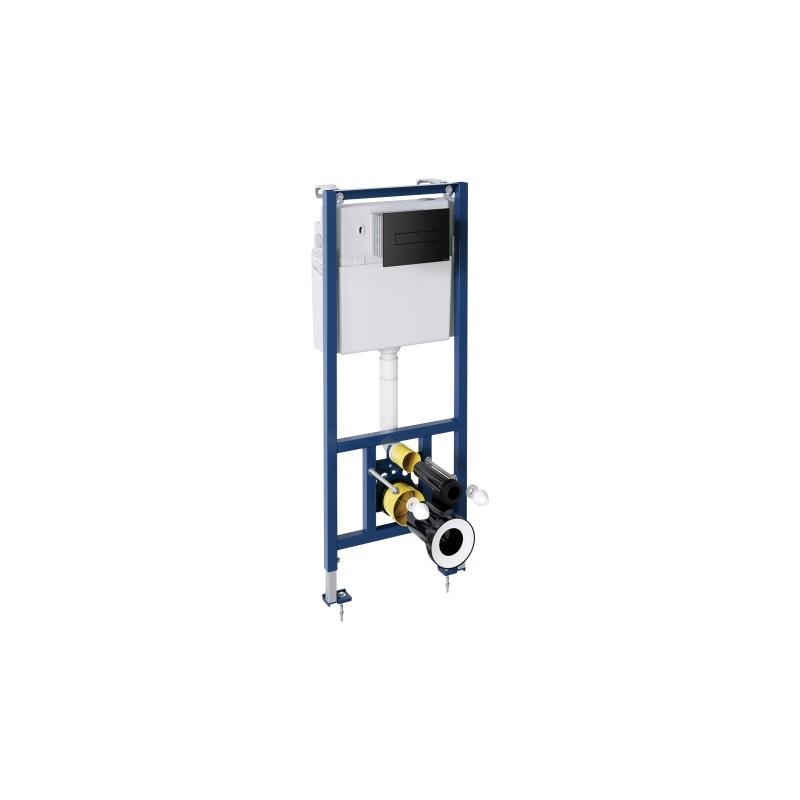 Podtynkowy zestaw wc 2w1, czarny mat omnires x sanit CLASSIC OMNIRES 9050256S017