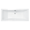 Wanna prostokątna Quadro 180x80 biała poł. BESCO WAQ-180-PK bez obudowy