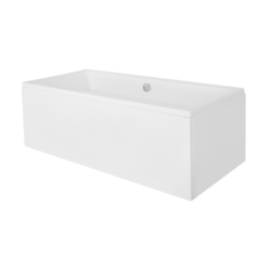 Wanna prostokątna Quadro 180x80 biała poł. BESCO WAQ-180-PK bez obudowy