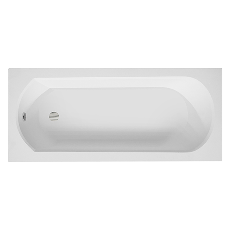 Wanna prostokątna Intrica Slim 170x75 biała poł. BESCO WAIN-170-SL