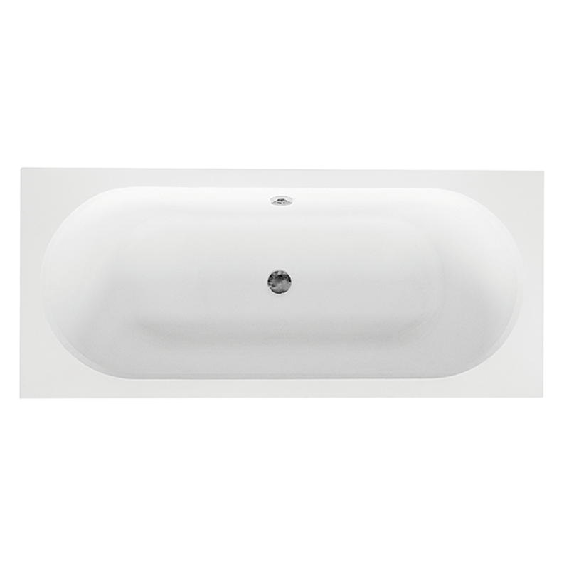 Wanna prostokątna Vitae Slim 180x80 biała poł. BESCO WAV-180-SL