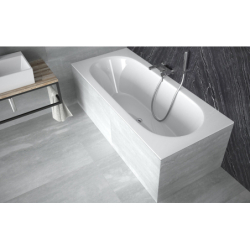 Wanna prostokątna Vitae Slim 180x80 biała poł. BESCO WAV-180-SL