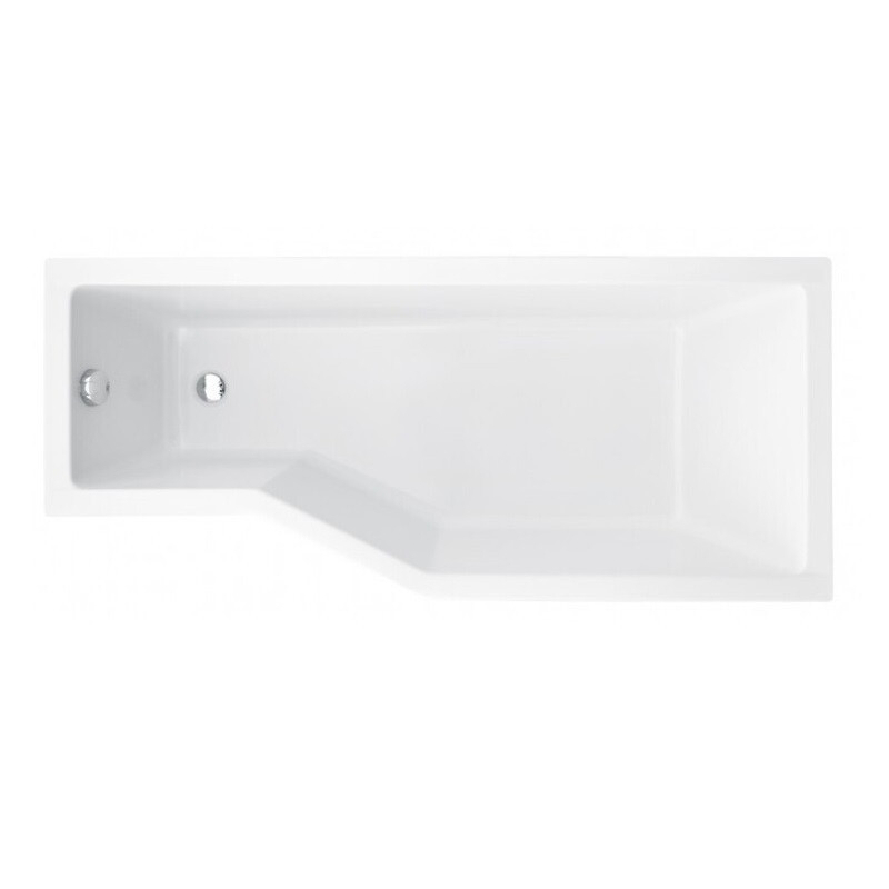 Kabino-wanna Integra 170x75 biała poł.-prawa BESCO WAI-170-PP2 bez obudowy, Parawan Ambition Premium 2 - skrzydłowy
