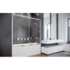 Kabina nawannowa Duo Slide II 170x150 BESCO DDS-II-170 bez panelu bocznego