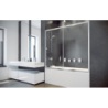 Kabina nawannowa Duo Slide II 170x150 BESCO DDS-II-170 bez panelu bocznego