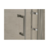 Kabina prysznicowa półokrągła Modern 80x80x185 szkło mrożone BESCO MP-80-185-M