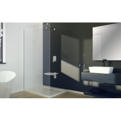Kabina walk in Aveo 130x195 BESCO AV-130-195-C bez panelu bocznego
