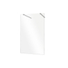 Kabina walk in Aveo Due Black 140x195 BESCO ADB-140-195C bez panelu bocznego
