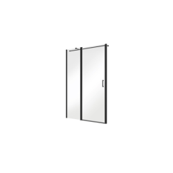 Drzwi prysznicowe Exo-C Black 100x190 BESCO ECB-100-190C bez panelu bocznego