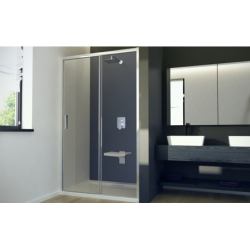 Drzwi prysznicowe Actis 120x195 BESCO DA-120 bez panelu bocznego