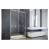 Drzwi prysznicowe Duo Slide 100x195 BESCO DDS-100 bez panelu bocznego