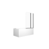 Parawan nawannowy Prime Black 2 90x140 BESCO PNPB-2S