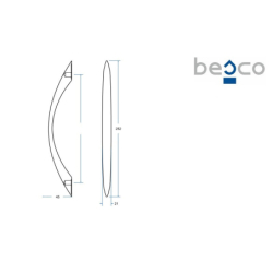Uchwyt wannowy Standard chrom BESCO UCH-ST