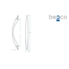 Uchwyt wannowy Standard chrom BESCO UCH-ST
