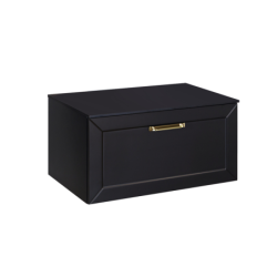 Szafka umywalkowa podwieszana Dexa 60x50x40 zielony, uchwyt czarny BESCO SUD-654-ZC