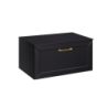 Szafka umywalkowa podwieszana Dexa 60x50x40 zielony, uchwyt czarny BESCO SUD-654-ZC