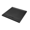 Brodzik prysznicowy kwadratowy Axim UltraSlim Stone Effect New 80x80 czarny mat BESCO BAX-80-KWCN