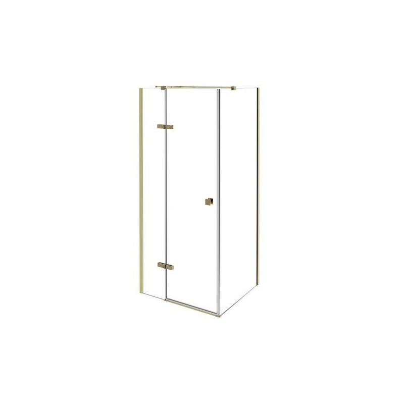 Kabina prysznicowa kwadratowa Pixa Gold 150x75 lewa BESCO PKL-90-195G