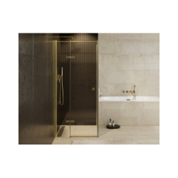 Kabina prysznicowa kwadratowa Pixa Gold 150x75 lewa BESCO PKL-90-195G