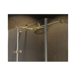 Kabina prysznicowa kwadratowa Pixa Gold 150x75 lewa BESCO PKL-90-195G