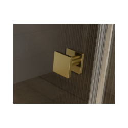Kabina prysznicowa kwadratowa Pixa Gold 150x75 lewa BESCO PKL-90-195G