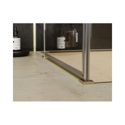 Kabina prysznicowa kwadratowa Pixa Gold 150x75 lewa BESCO PKL-90-195G