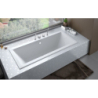Wanna prostokątna Quadro Slim 175x80 biała poł. BESCO WAQ-175-SL
