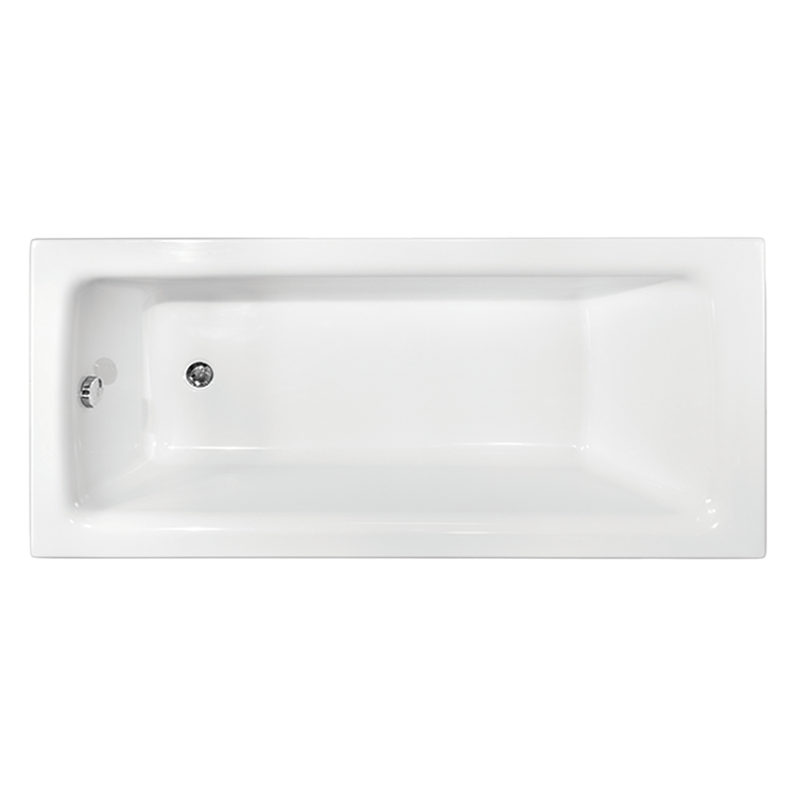 Wanna prostokątna Talia Premium 170x75 biała poł. BESCO WAT-170-PKP bez obudowy