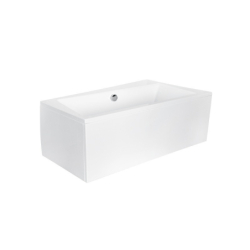 Wanna asymetryczna narożna Infinity 150x90 biała poł.-prawa BESCO WAI-150-NP bez obudowy