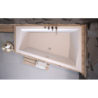 Wanna asymetryczna narożna Intima Duo Slim 170x125 biała poł.-prawa BESCO WAID-170-SP