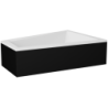 Wanna asymetryczna narożna Intima Duo 170x125 biała poł.-prawa BESCO WAID-170-NP bez obudowy