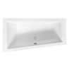 Wanna asymetryczna narożna Intima Slim 150x85 biała poł.-lewa BESCO WAIT-150-SL