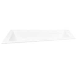 Wanna asymetryczna narożna Intima Slim 150x85 biała poł.-lewa BESCO WAIT-150-SL