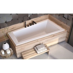 Wanna asymetryczna narożna Intima Slim 160x90 biała poł.-prawa BESCO WAIT-160-SP