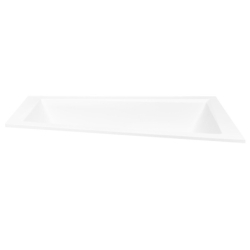 Wanna asymetryczna narożna Intima Slim 160x90 biała poł.-prawa BESCO WAIT-160-SP