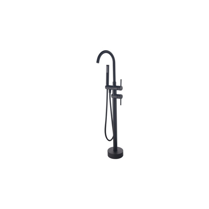 Bateria wannowa wolnostojąca Illusion II czarny mat BESCO BW-III-CZ