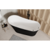 Bateria wannowa wolnostojąca Illusion II czarny mat BESCO BW-III-CZ